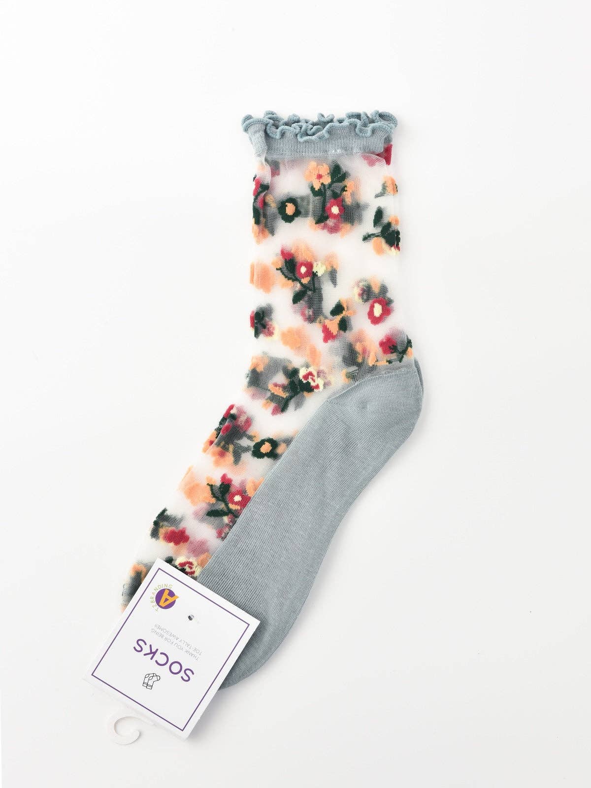 Rufia - Floral Pattern Summer Socks
