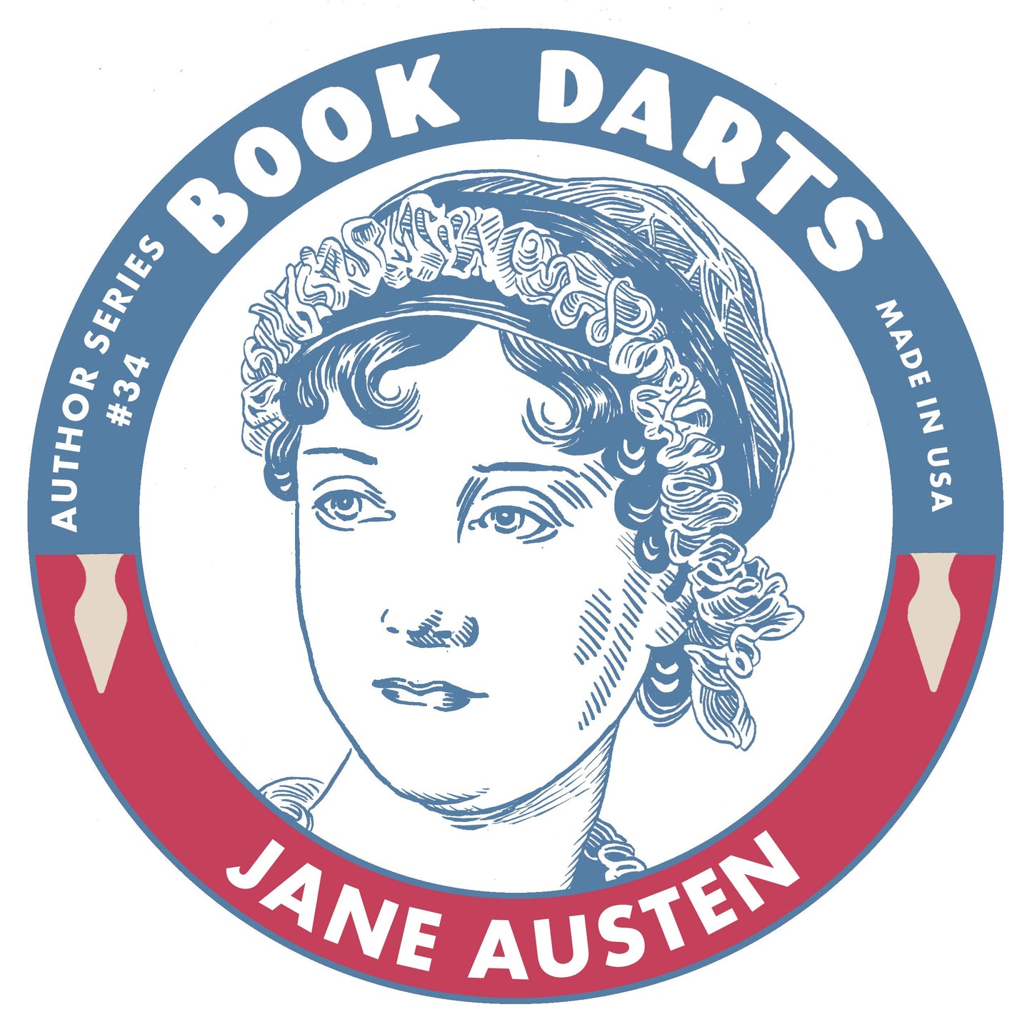Tin Book Dart - Author Series
