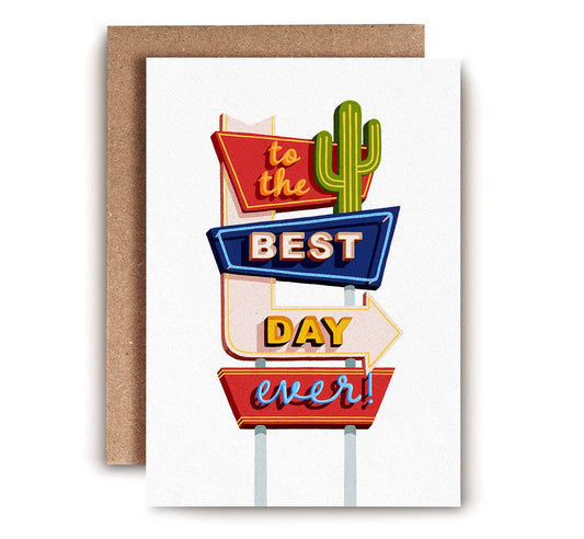 Best Day Ever Card | Congratulations Card | Celebration