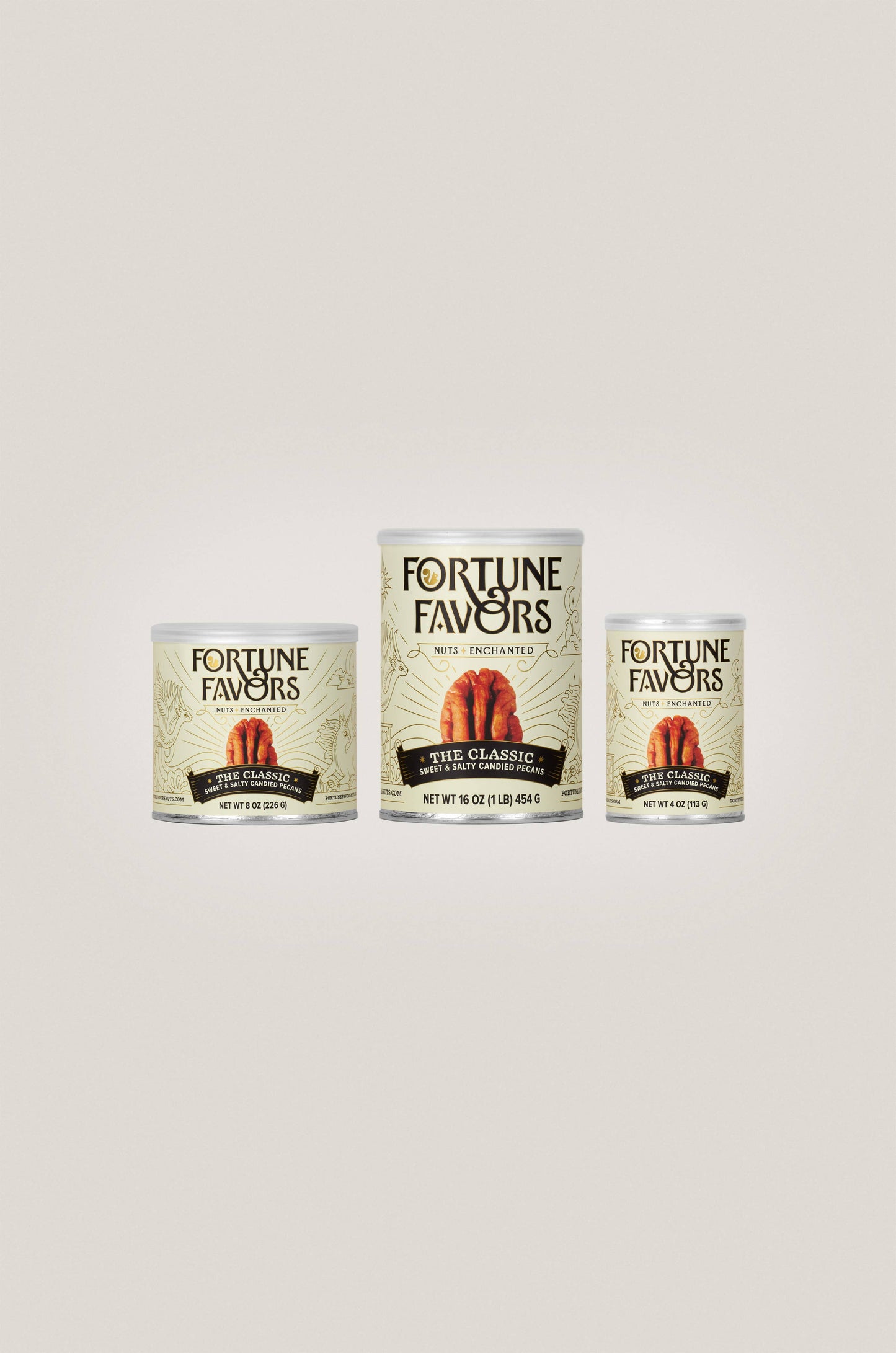 16oz Fortune Favors The Classic Candied Pecans