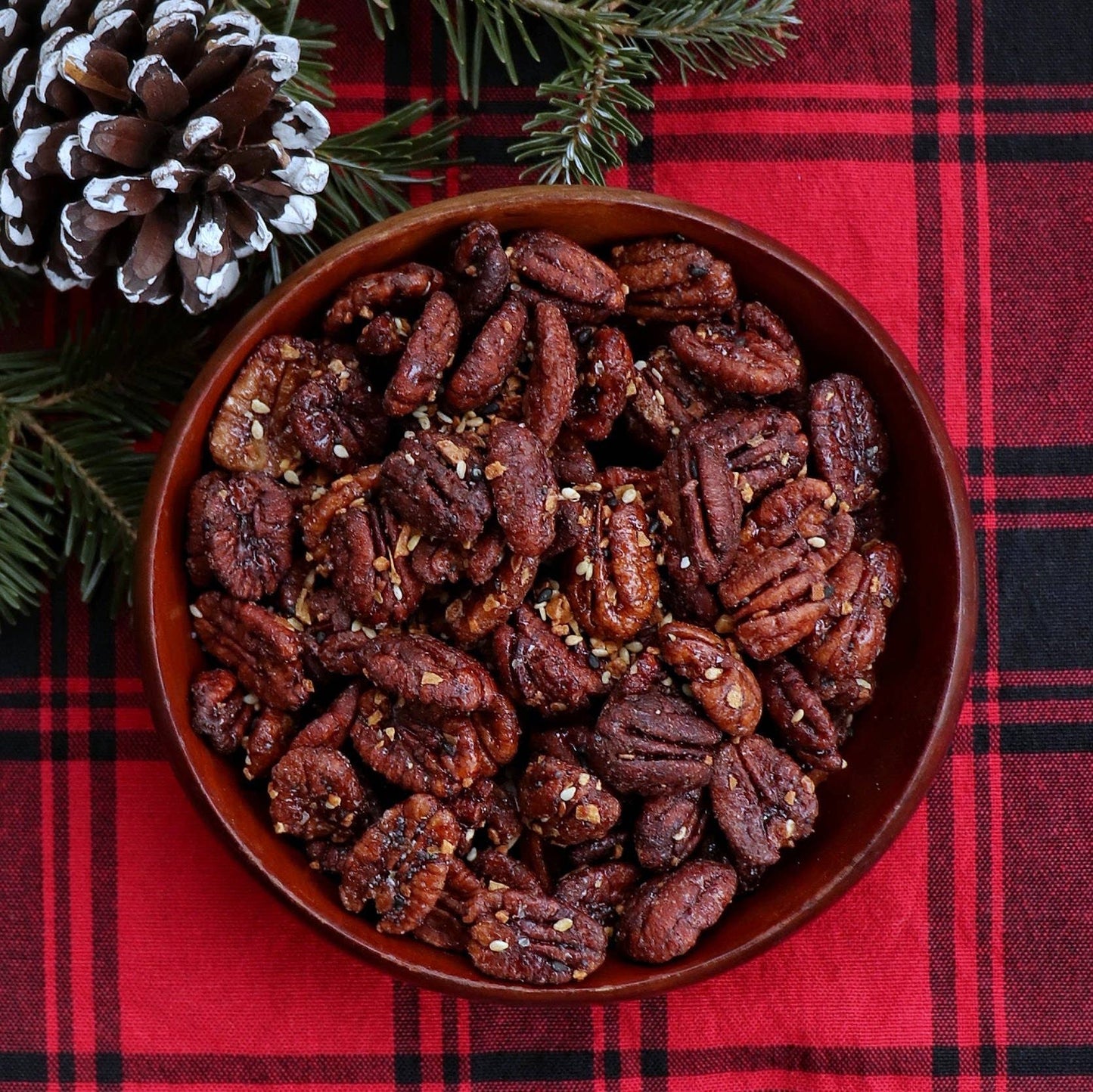 The Everything Candied Pecans from Fortune Favors