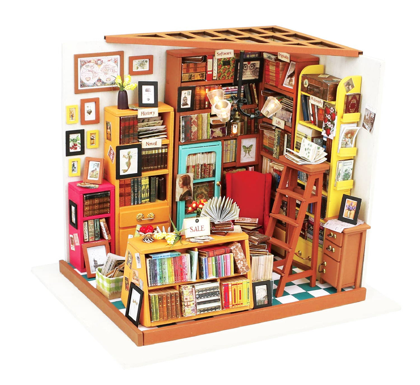 Sam's Study- DIY Miniature House Kit