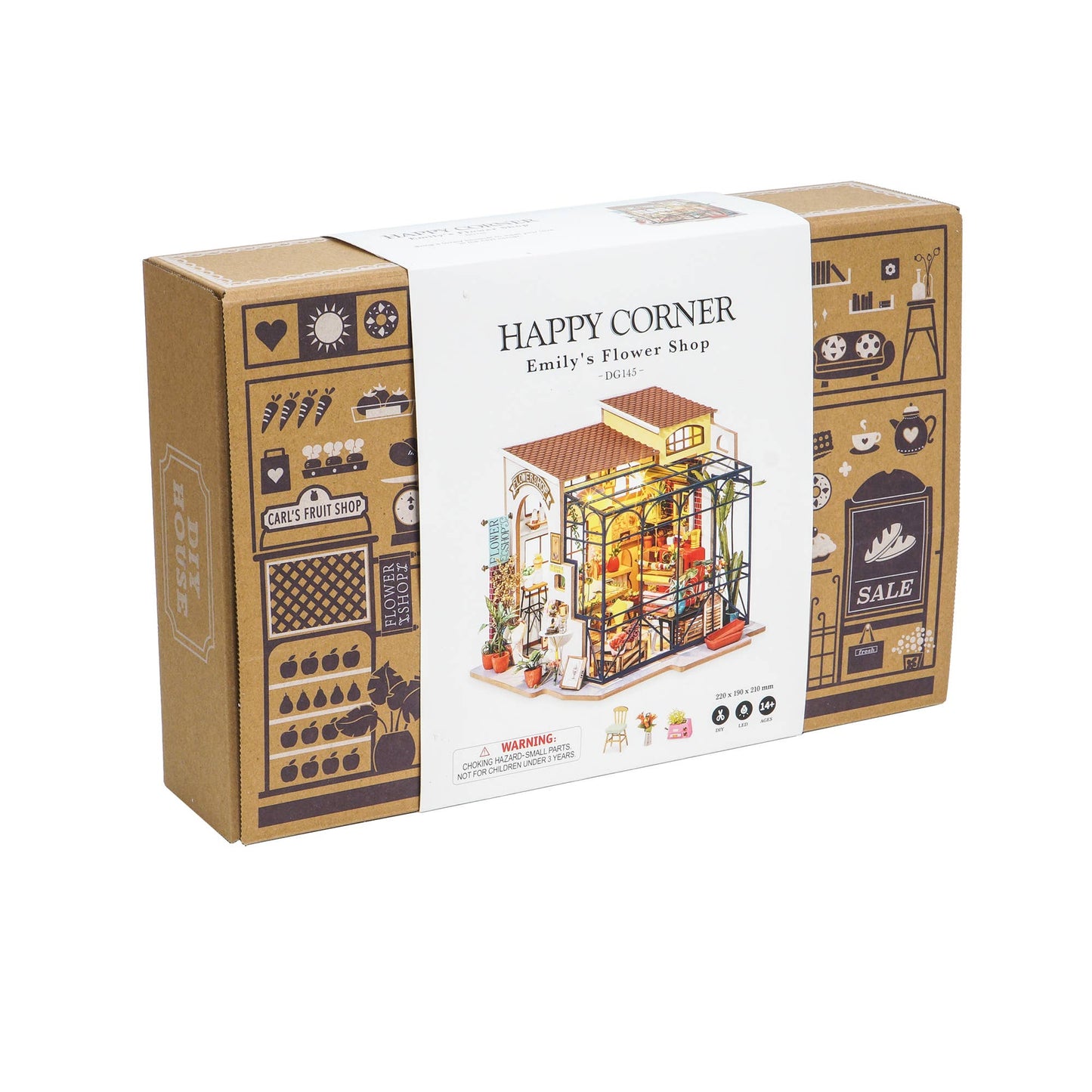Flower Shop- DIY Miniature House Kit