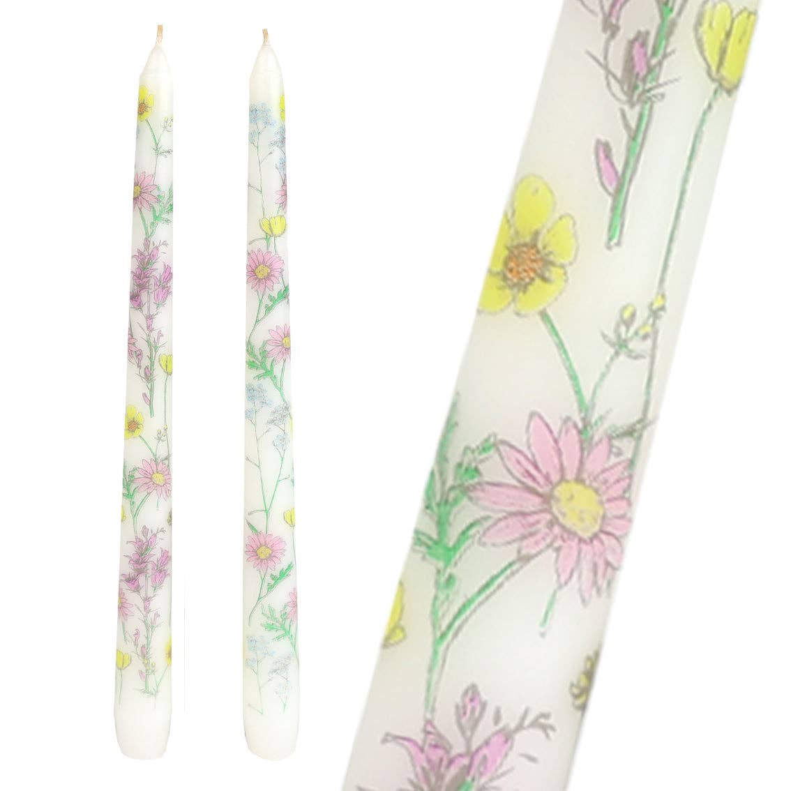 Meadow Taper Dinner Candles 2 Pack