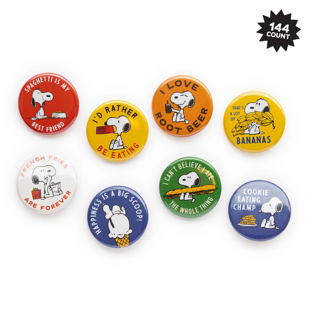 Peanuts® - Snoopy Button (Food Edition)