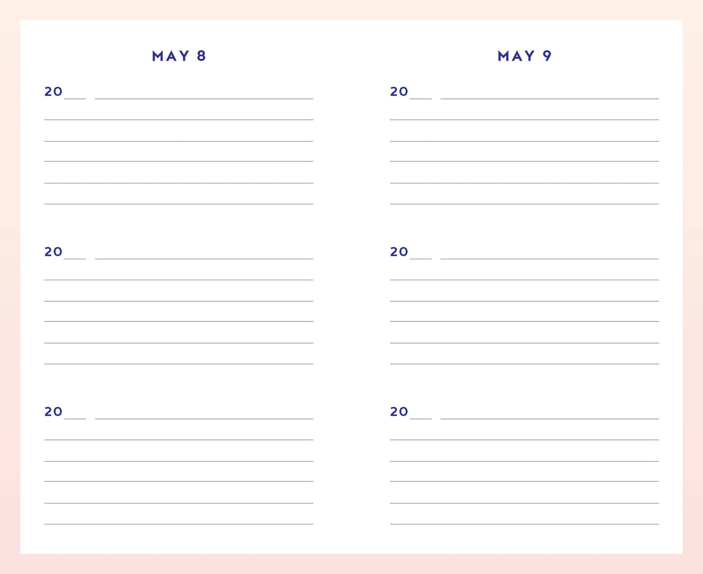 Gratitude One Line a Day