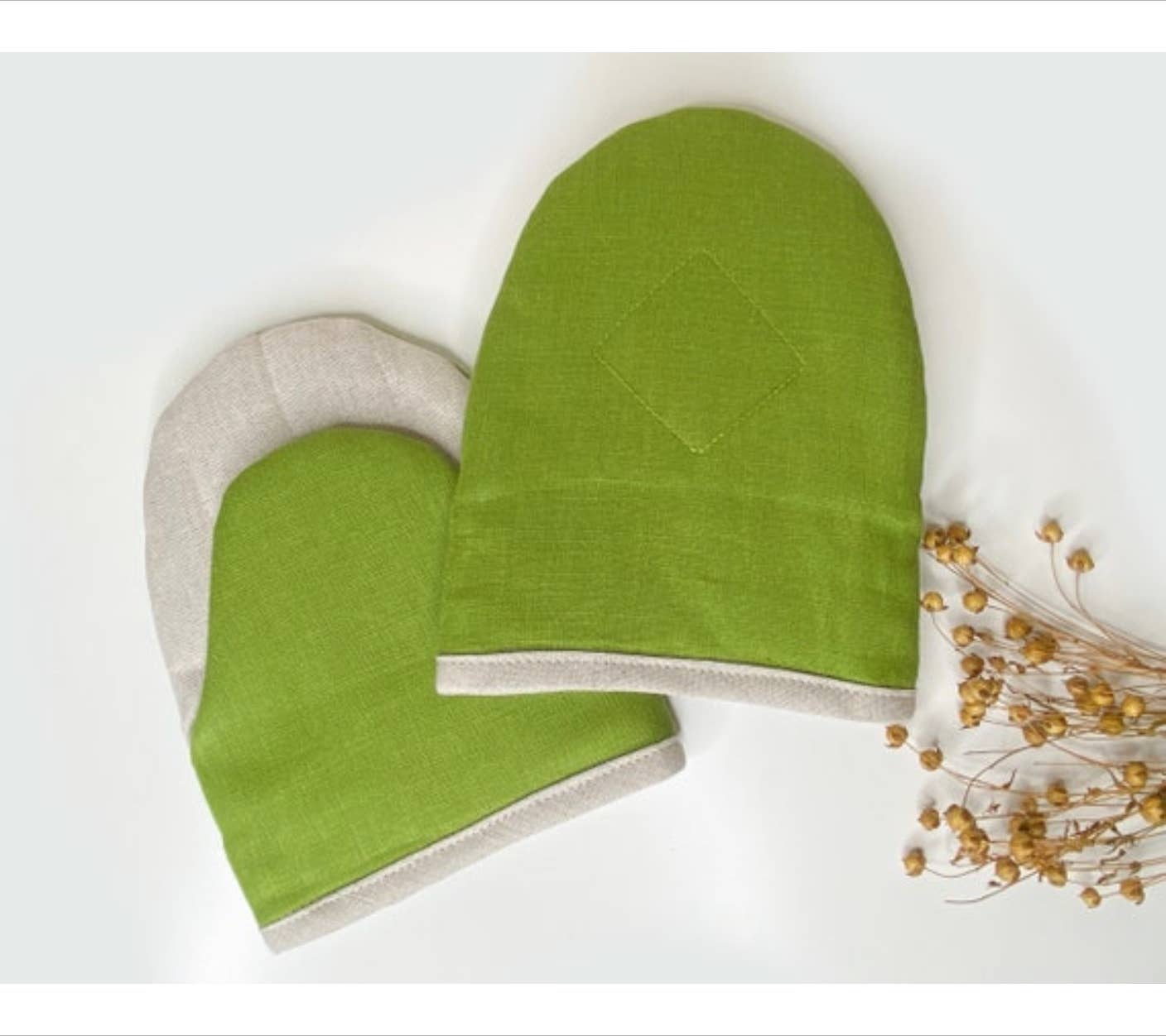 Linen Oven Mini Glove Cooking Mitt