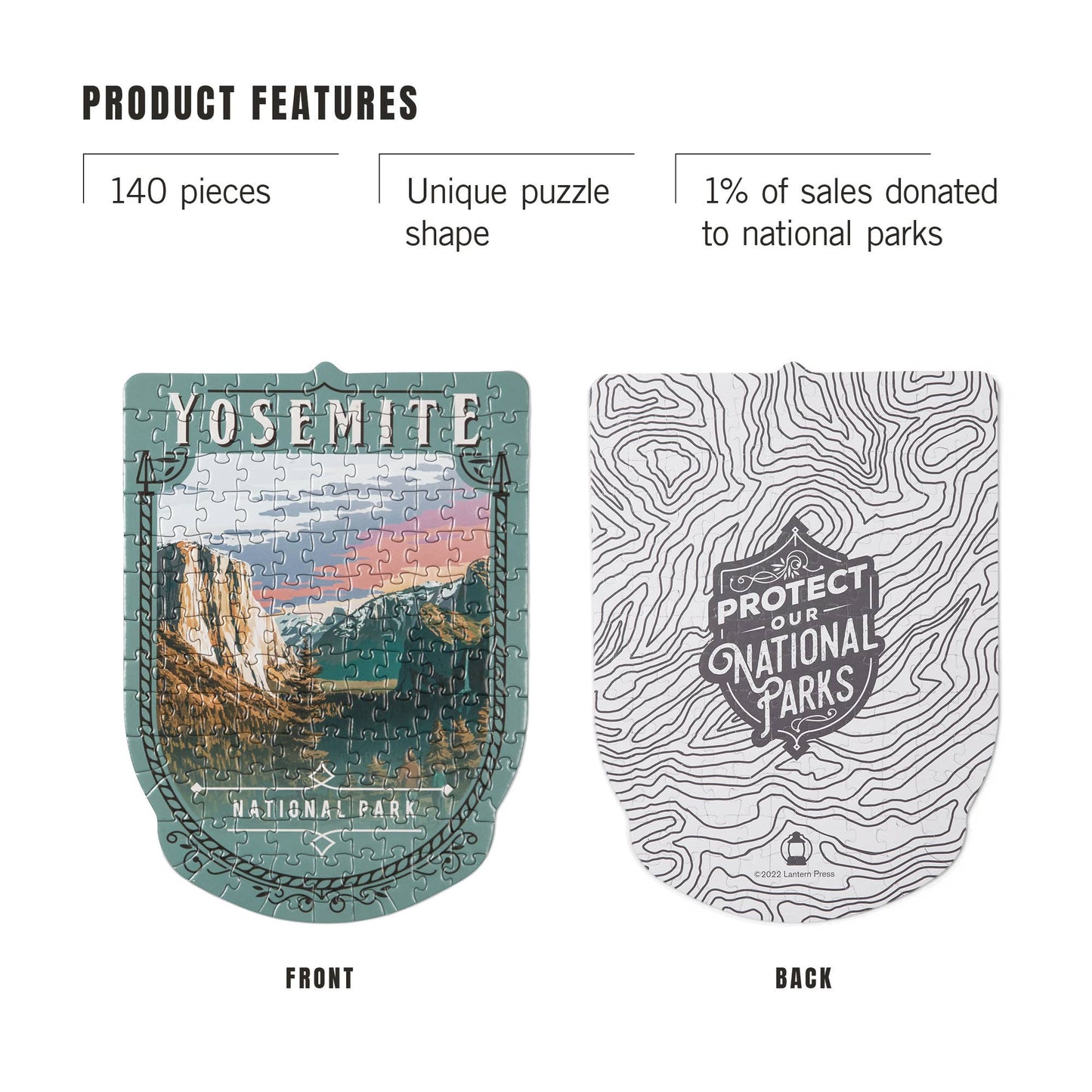 Yosemite - Mini Puzzle, Protect Our National Parks