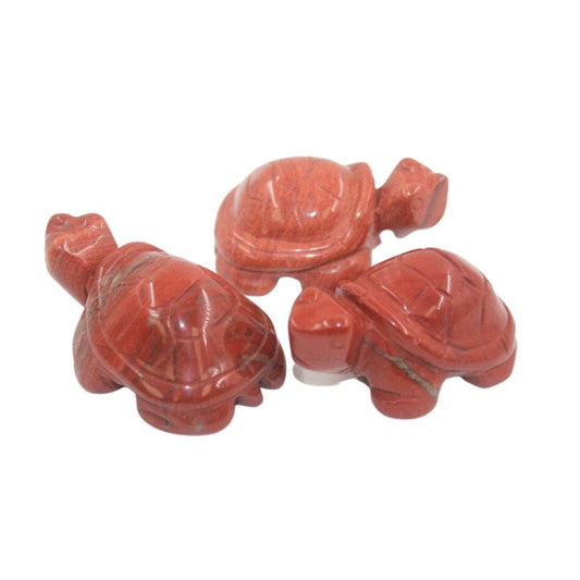 Crystal Turtle - Red Jasper
