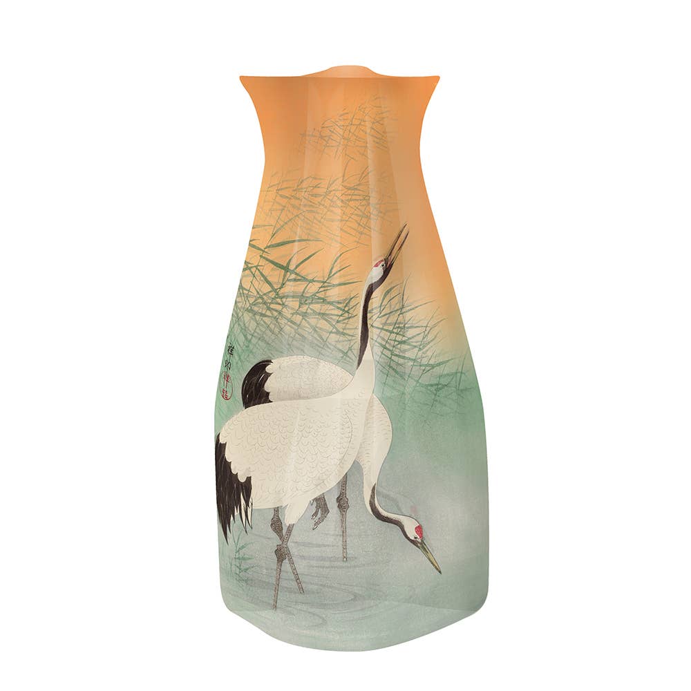 Ohara Koson Two Cranes-Modgy Expandable Vase