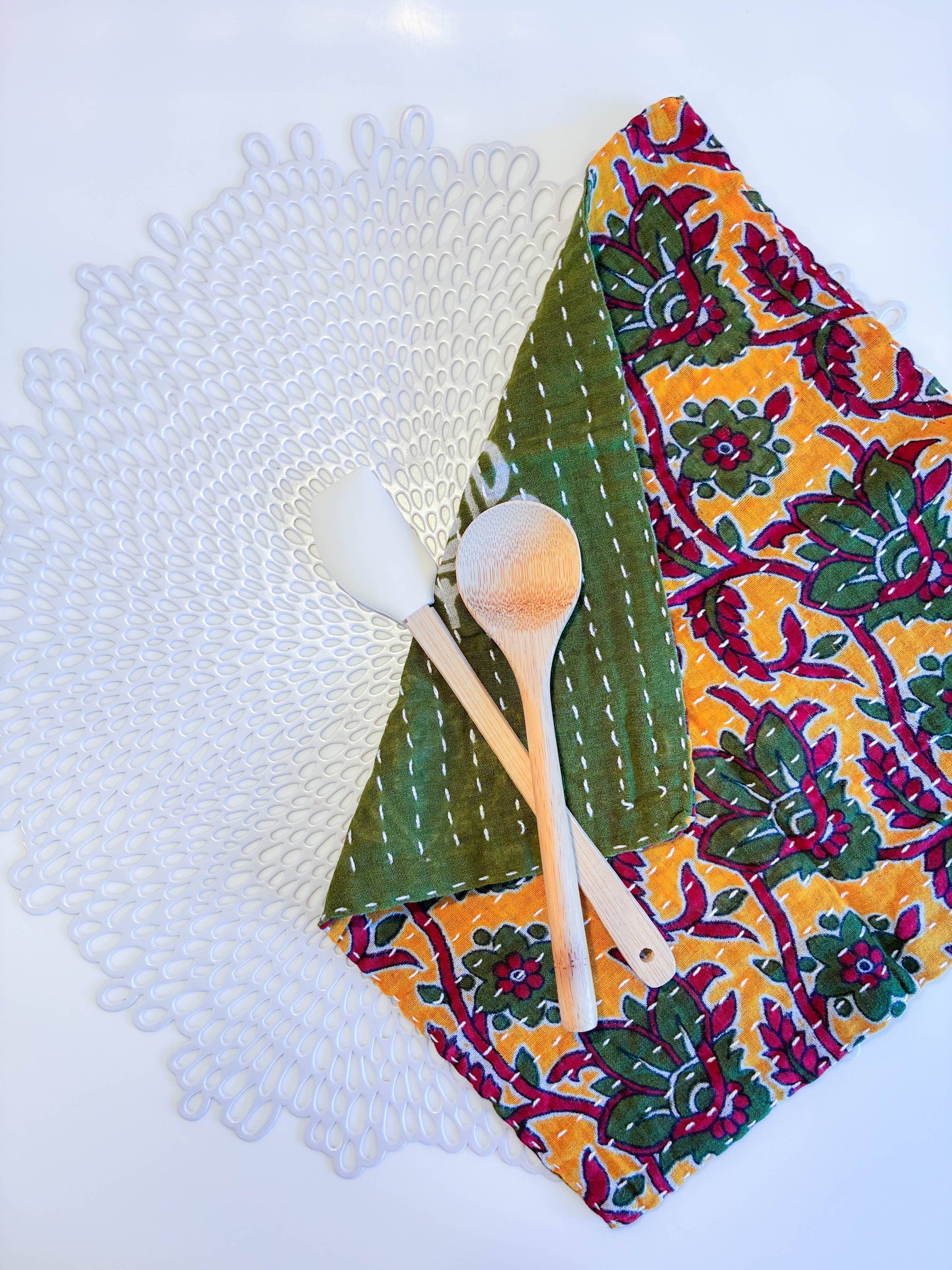 Kantha Dish Cloth | Christmas