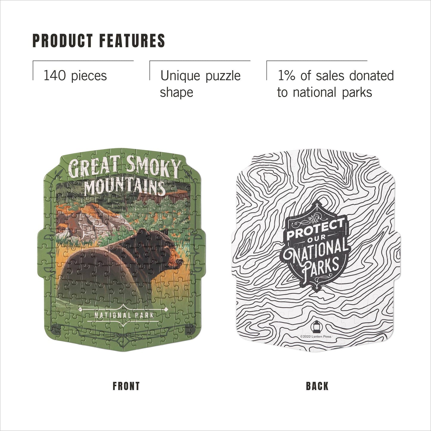Great Smoky Mtns  - Mini Puzzle, Protect Our National Parks