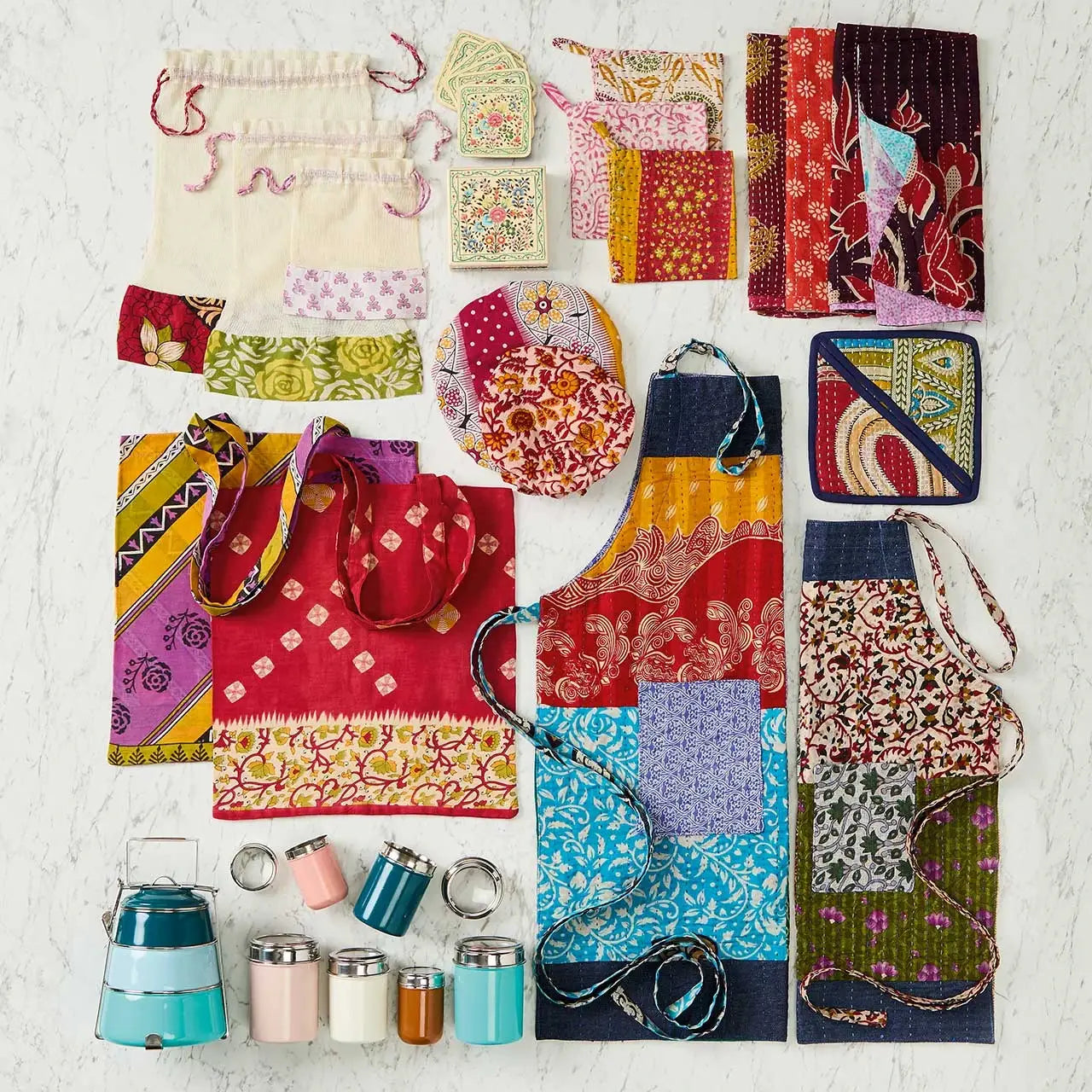 Kantha Dishcloths - Set of 3