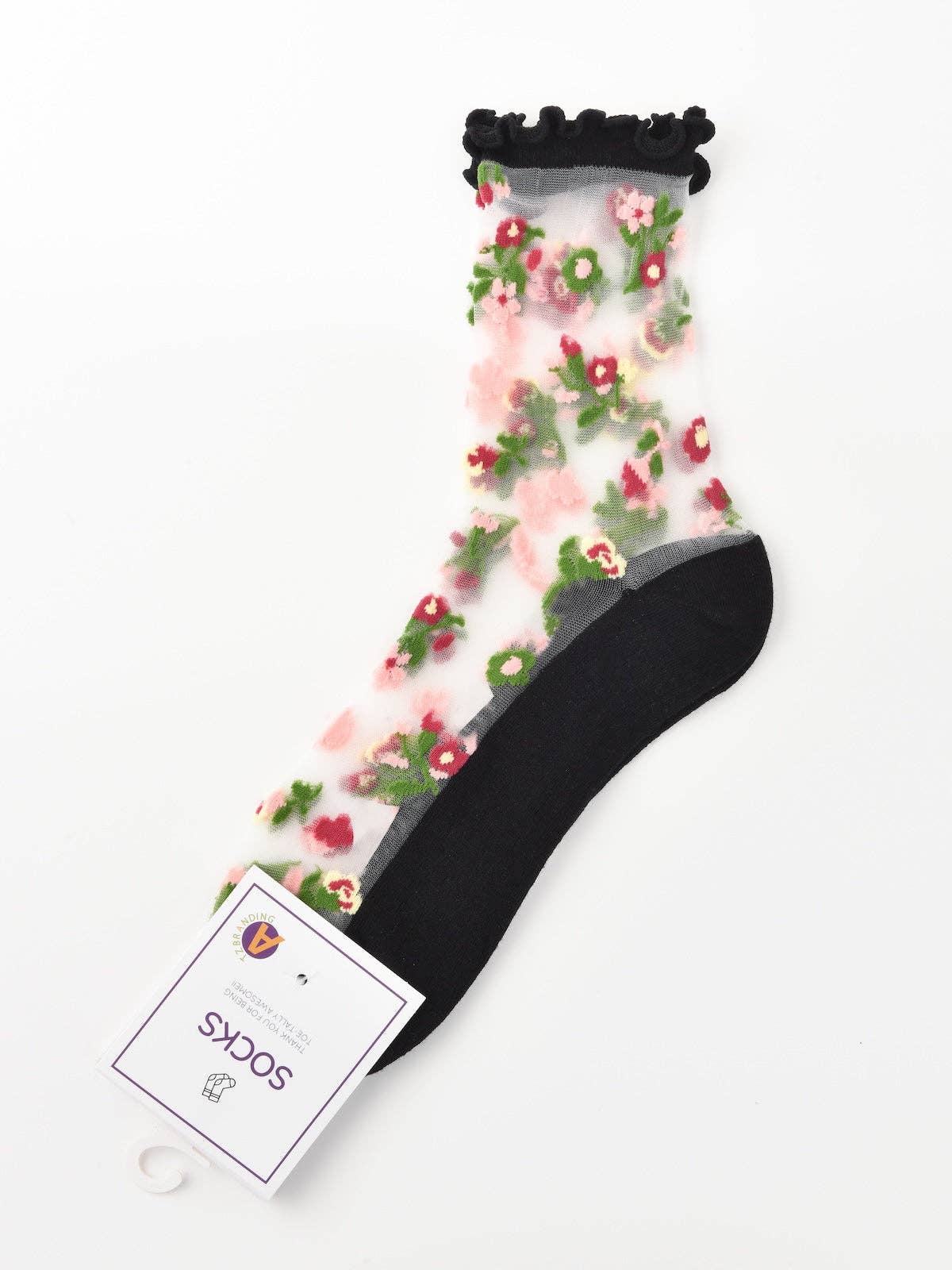 Rufia - Floral Pattern Summer Socks