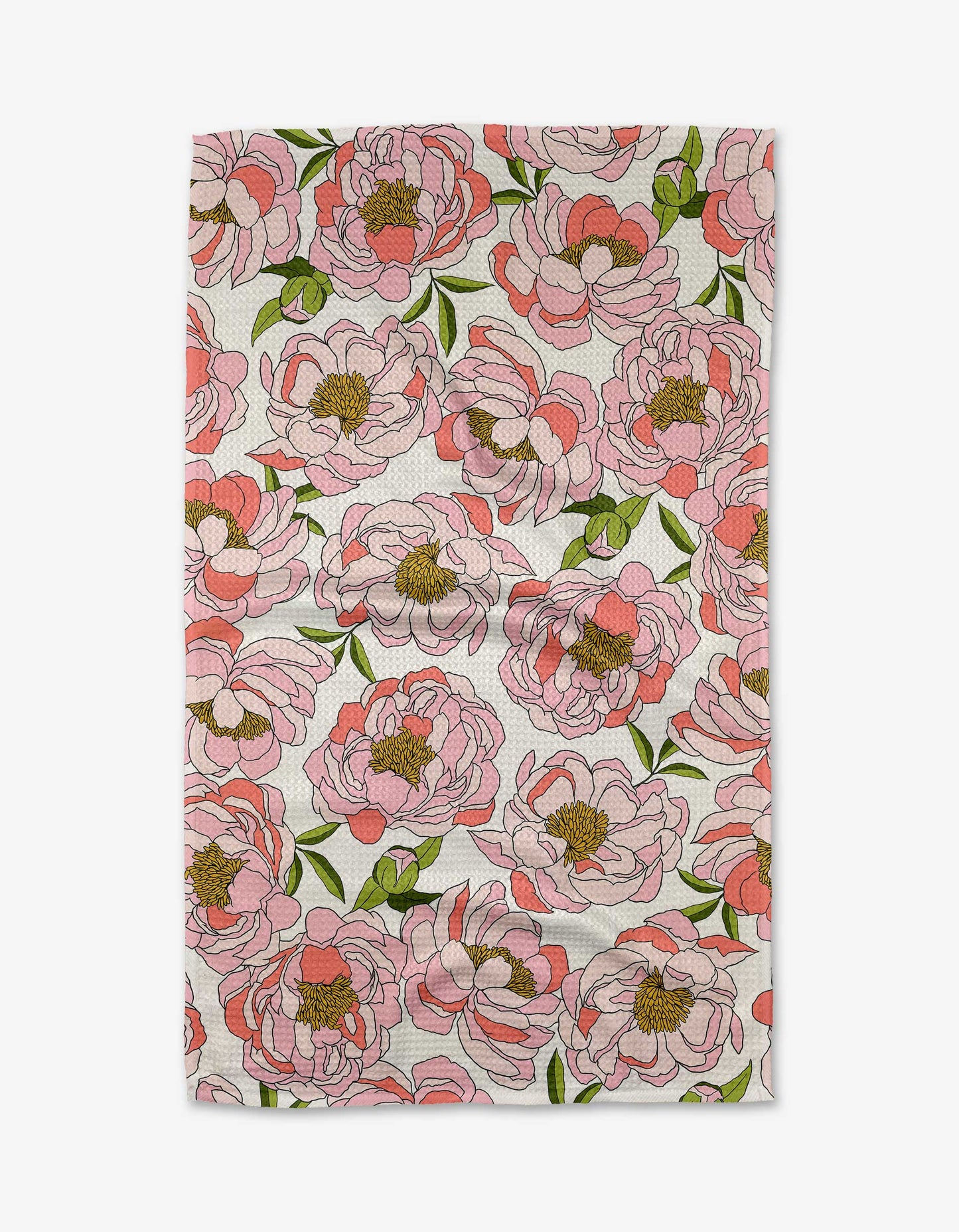 Peony Paradise Tea Towel