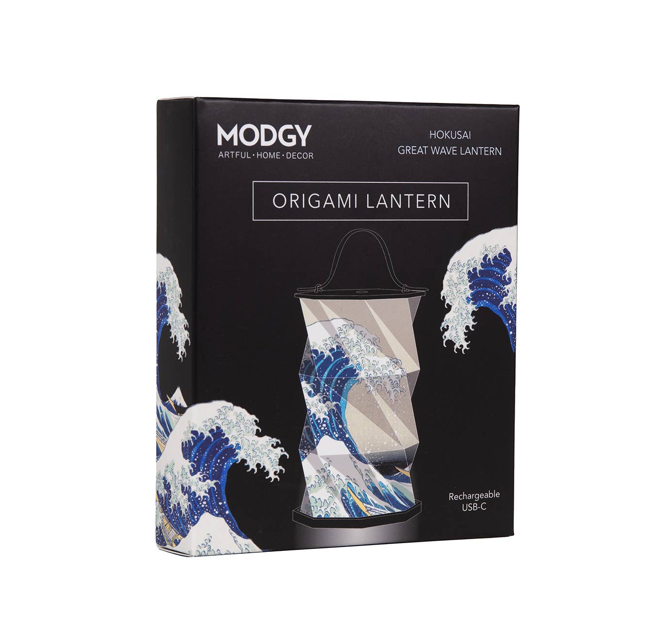 Hokusai The Great Wave Origami Lantern