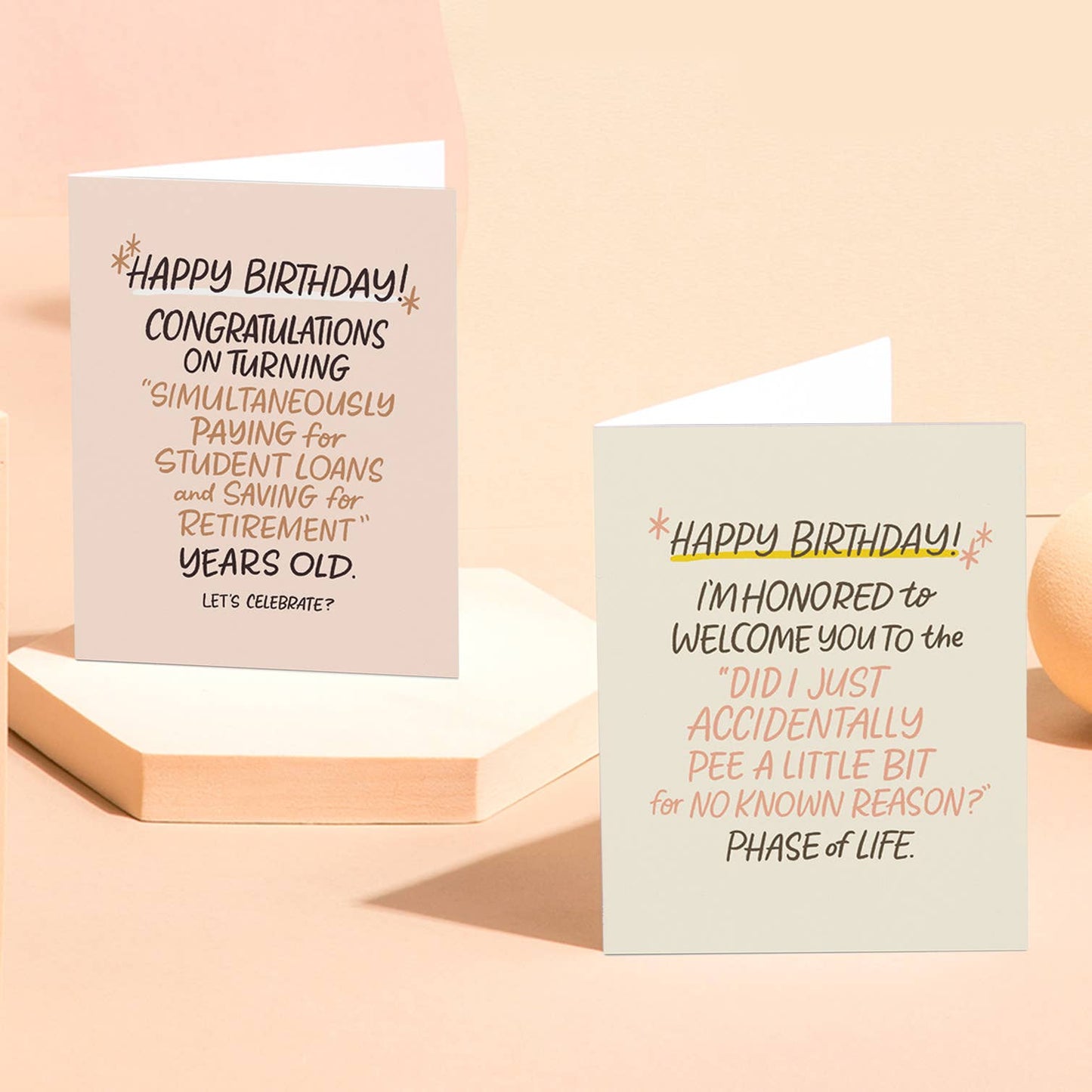 Accidentally Pee Years Old Birthday Card