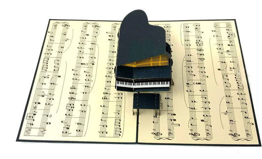 Piano Pop Up Card