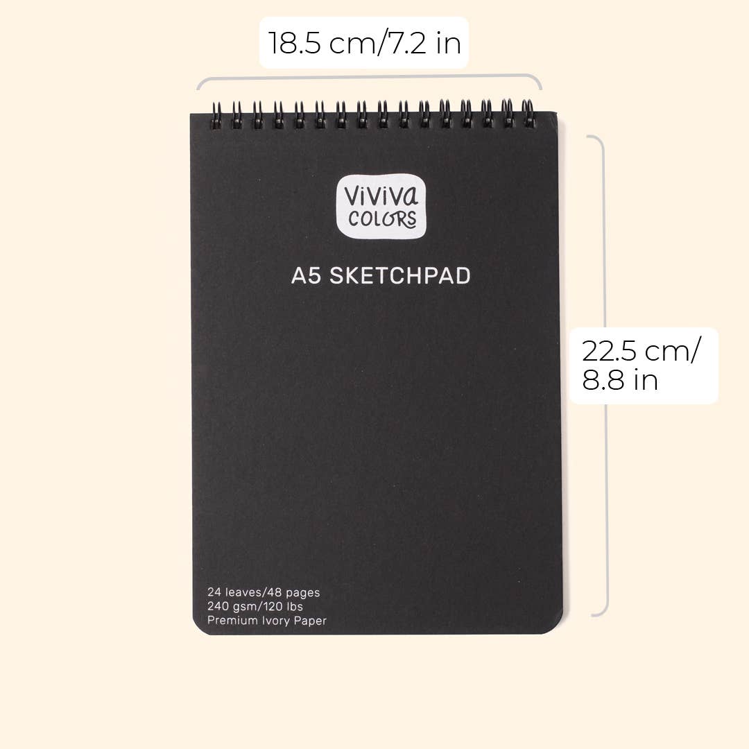 A5 Travel Paint Kit - Vegan Leather| Handcrafted| Portable