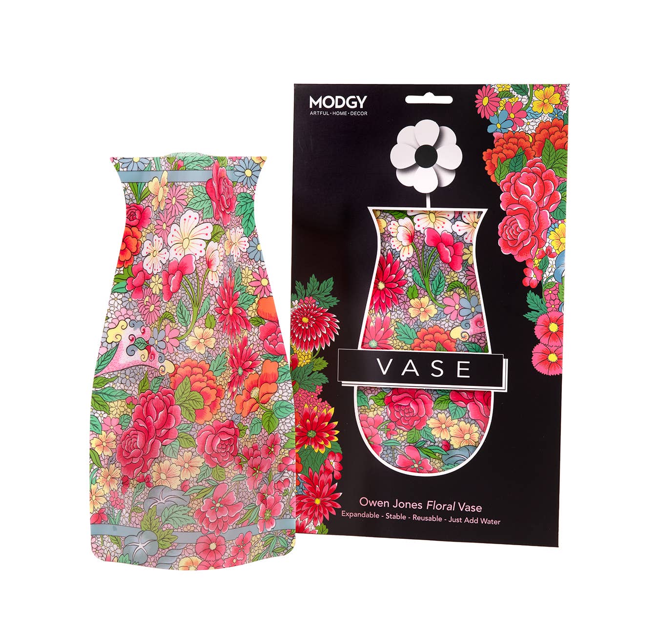 Owen Jones Floral Expandable Vase