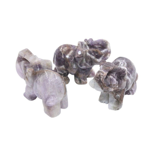 Crystal Elephant - Amethyst