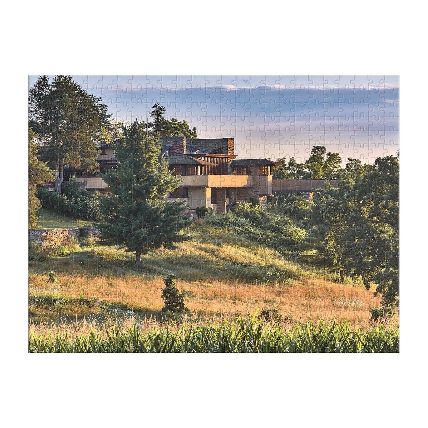 Frank Lloyd Wright Taliesin and Taliesin West 500 Piece Double-Sided Puzzle