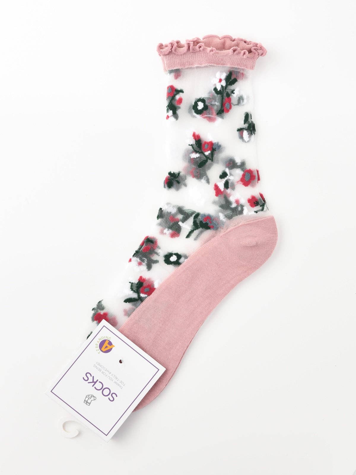 Rufia - Floral Pattern Summer Socks