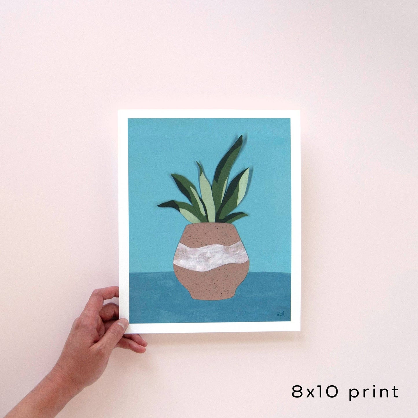 "Sunny Jade Pothos" A Vertical Print