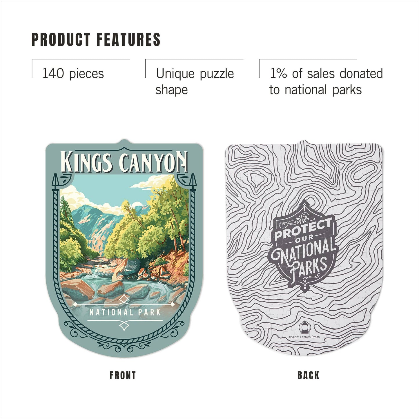 Kings Canyon - Mini Puzzle, Protect Our National Parks