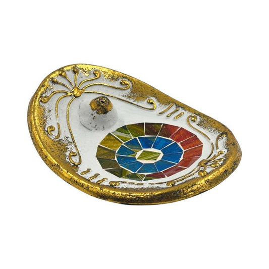 Incense Stick Burner  - Mosaic Oval