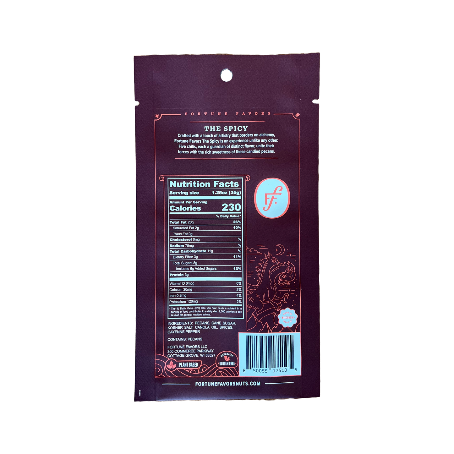 1.25 Fortune Favors The Spicy Candied Pecans