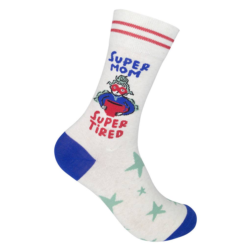 Super Mom. Super Tired Socks