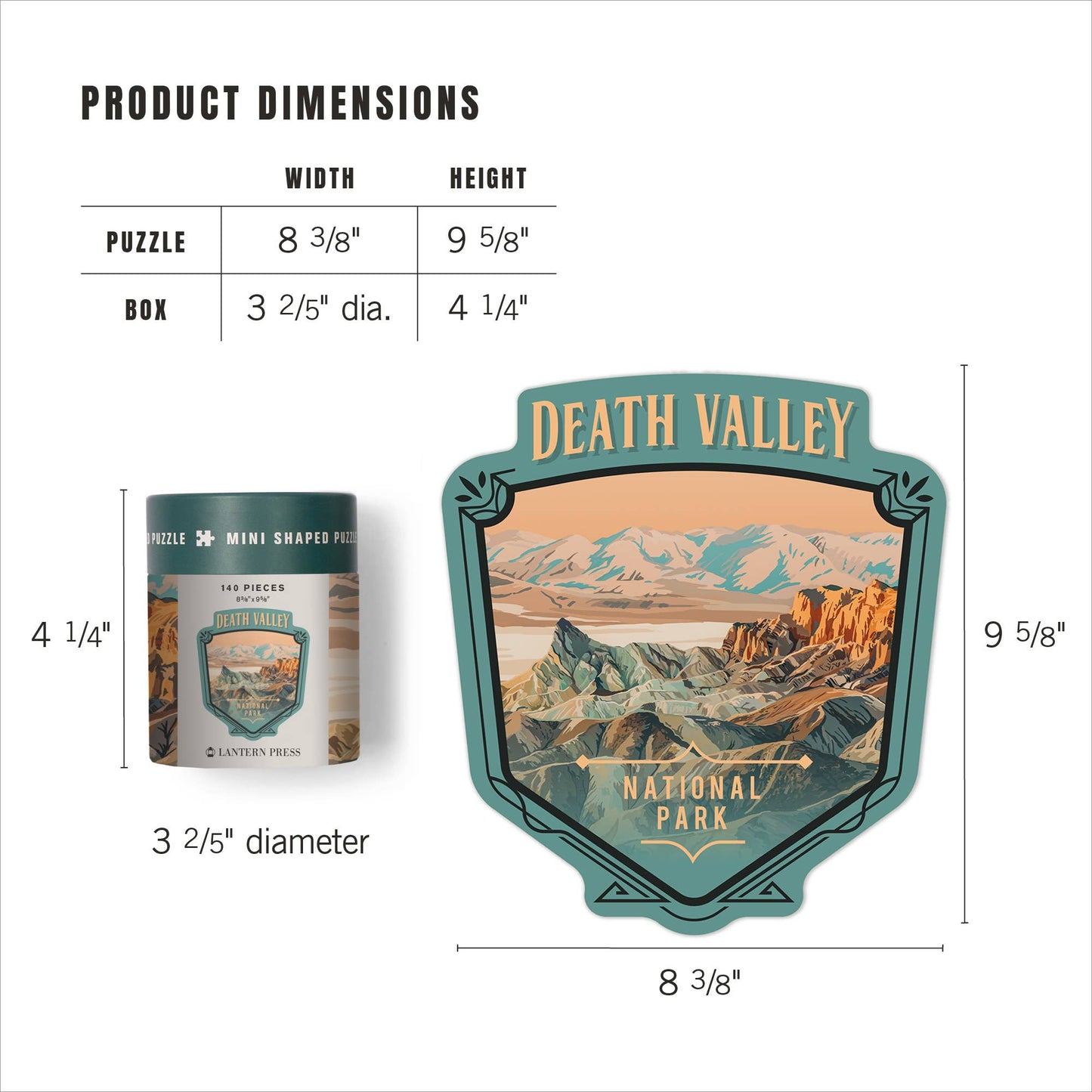 Death Valley - Mini Puzzle, Protect Our National Parks
