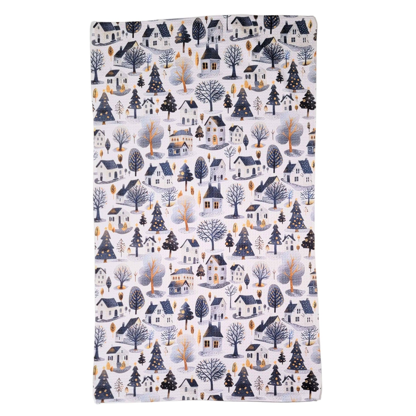 Winter Wonderland Waffle Kitchen Towels - Holiday Decor