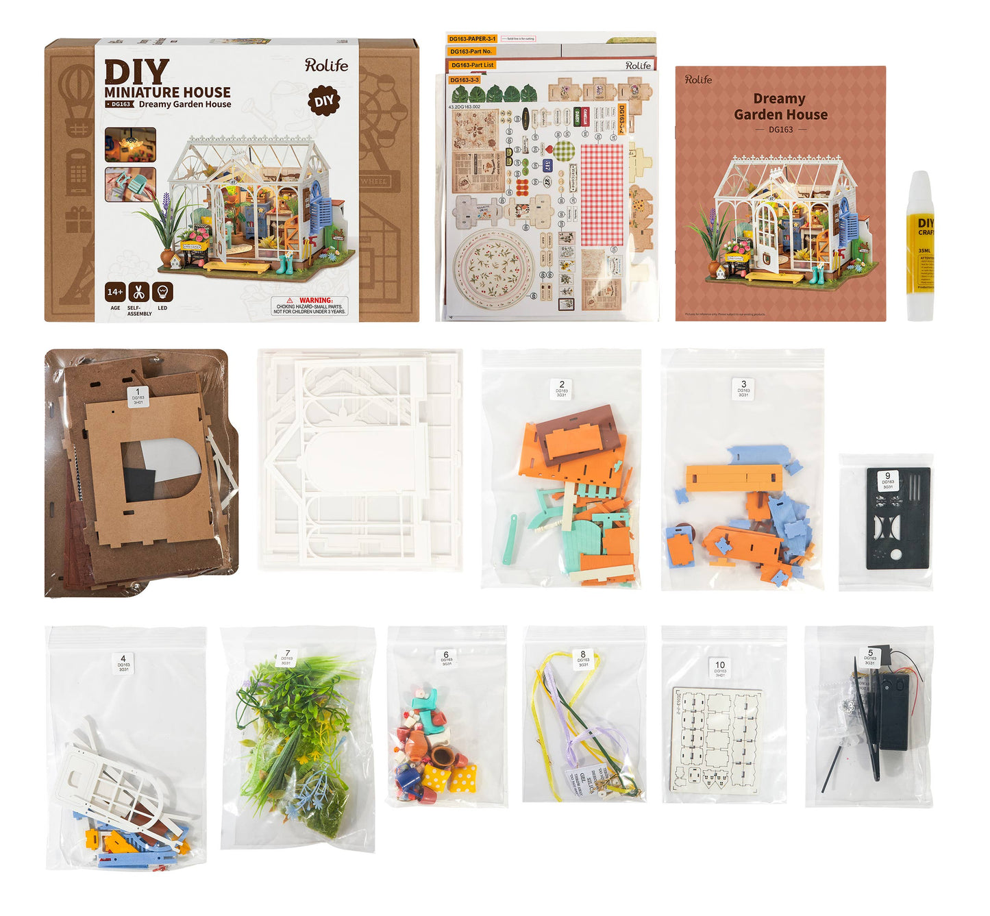 Dreamy Garden House- DIY Miniature House Kit