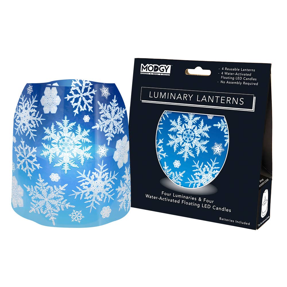 Let it Snow -Christmas-Winter Wonder-Luminary Lanterns