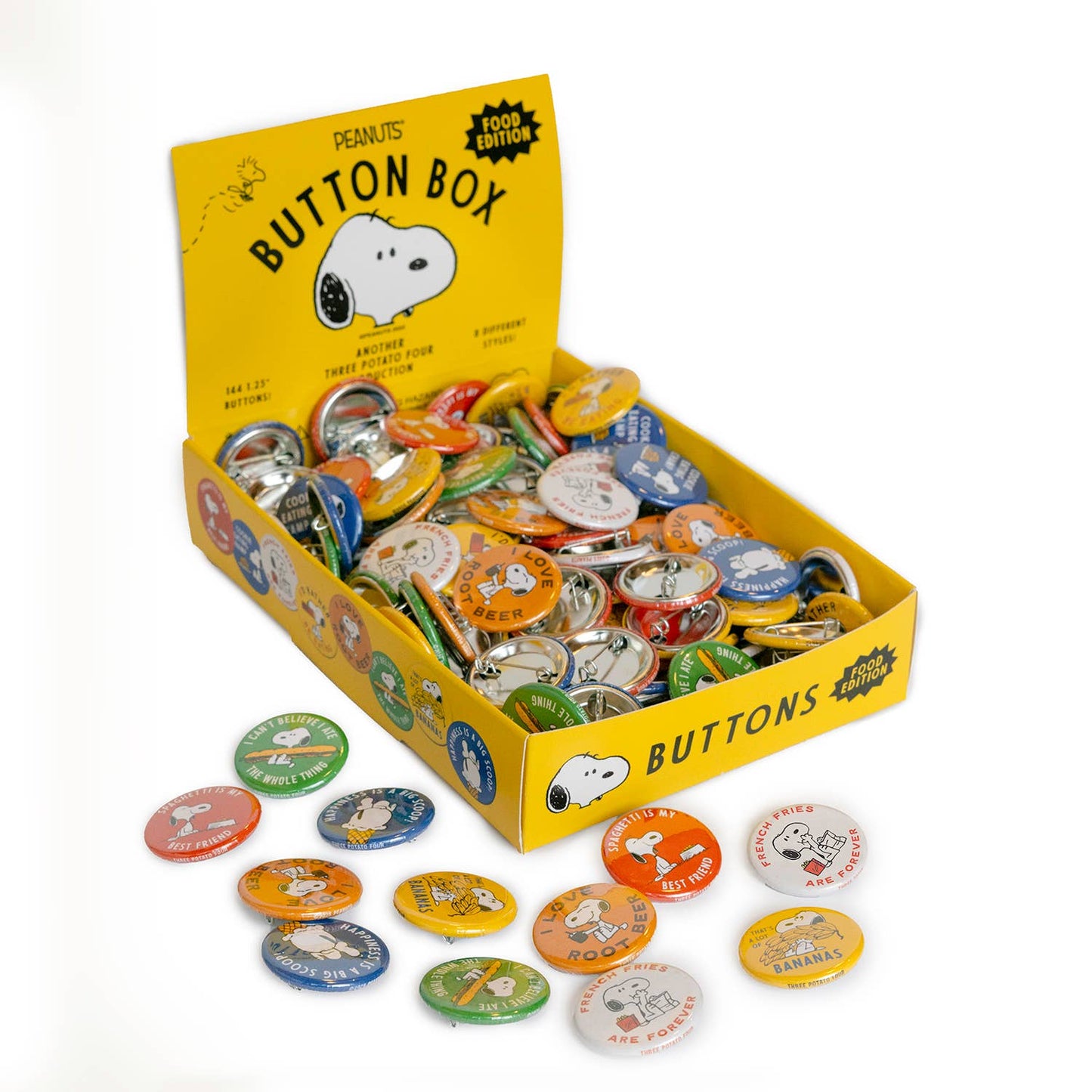 Peanuts® - Snoopy Button (Food Edition)