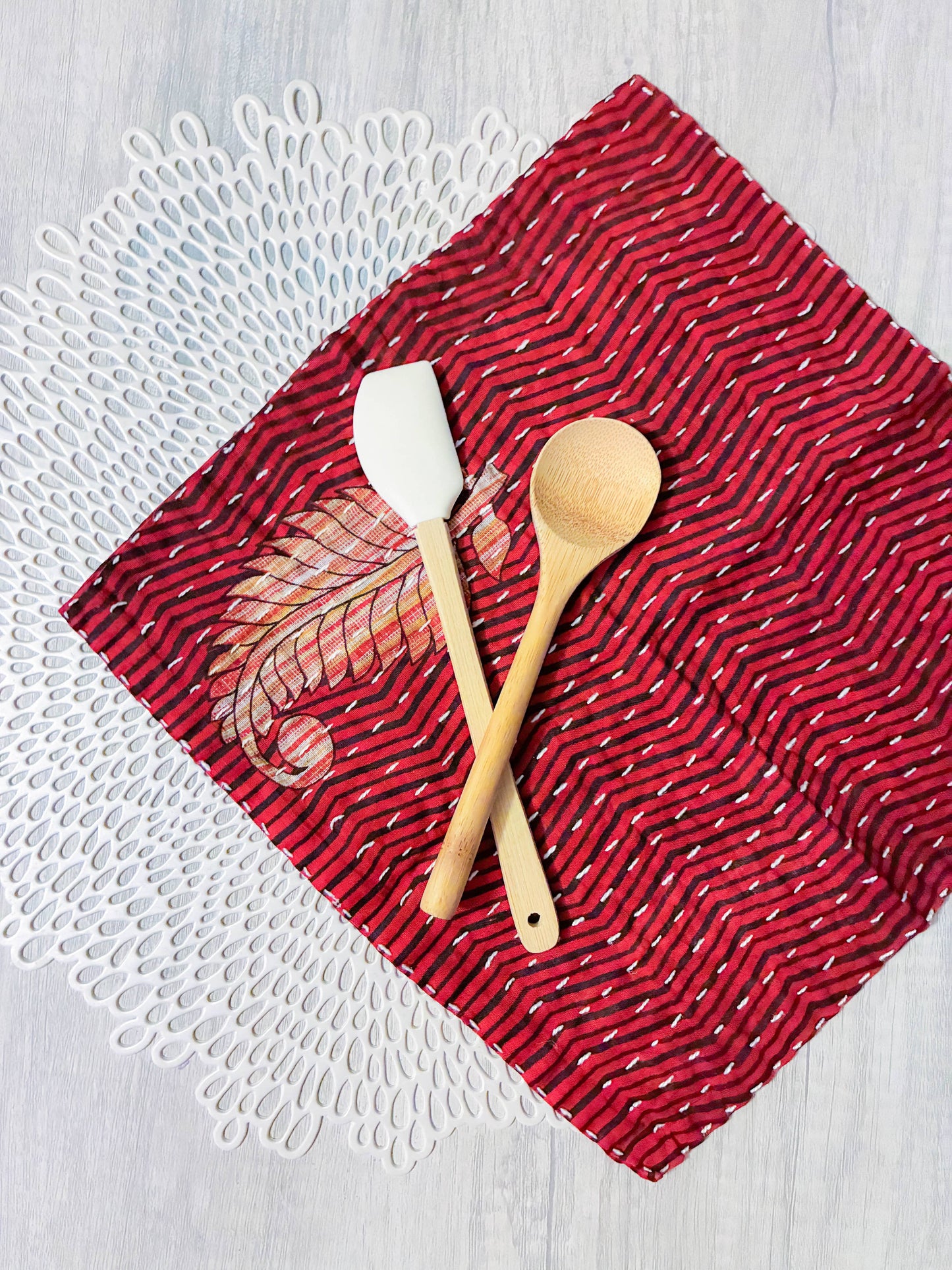 Kantha Dish Cloth | Christmas