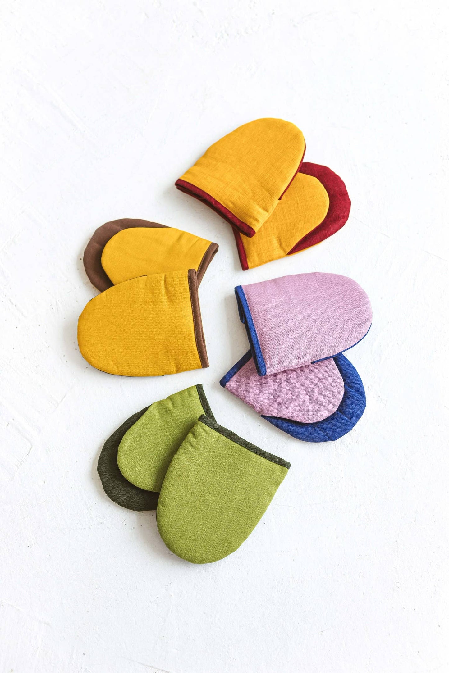 Linen Oven Mini Glove Cooking Mitt