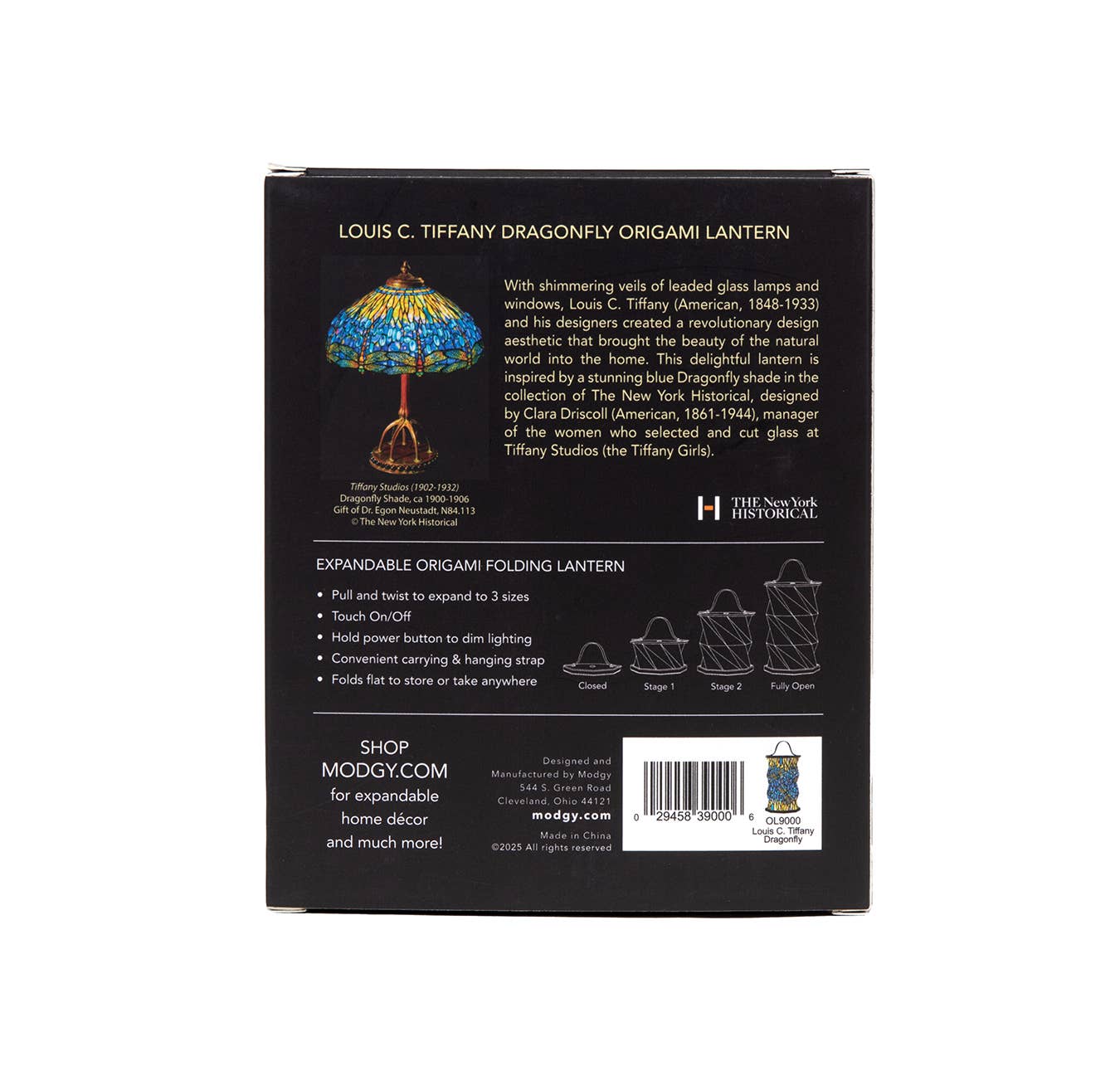 Louis C. Tiffany-Modgy-Dragonfly Origami Lantern