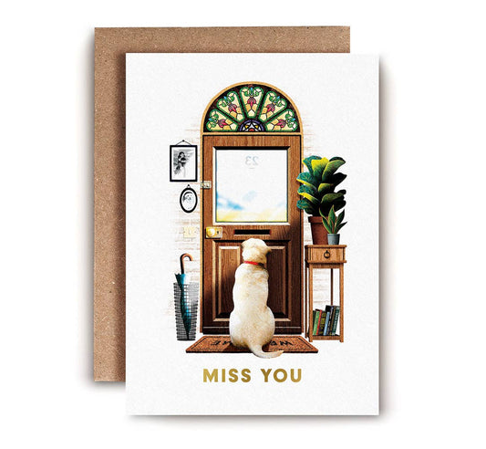 Dog Miss You Card | Miss You Card