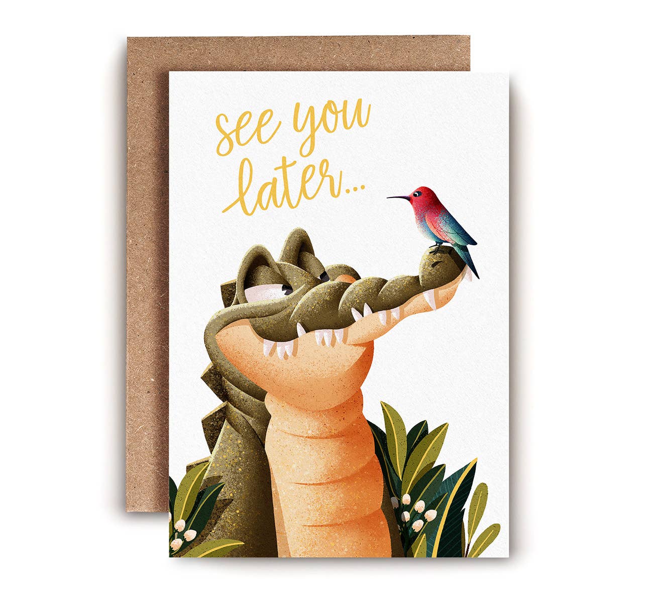 See You Later Alligator Card | Goodbye Card | Farewell Card