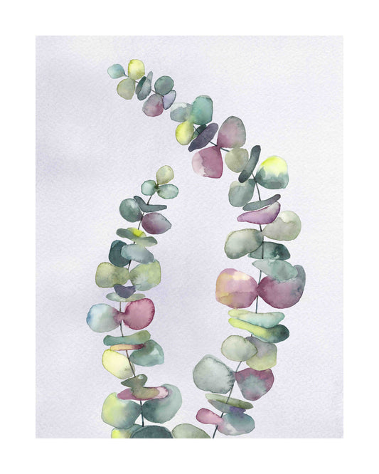 Eucalyptus Branches art print by Emily Marie