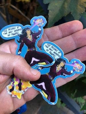 Mini Wonder Woman Stickers!