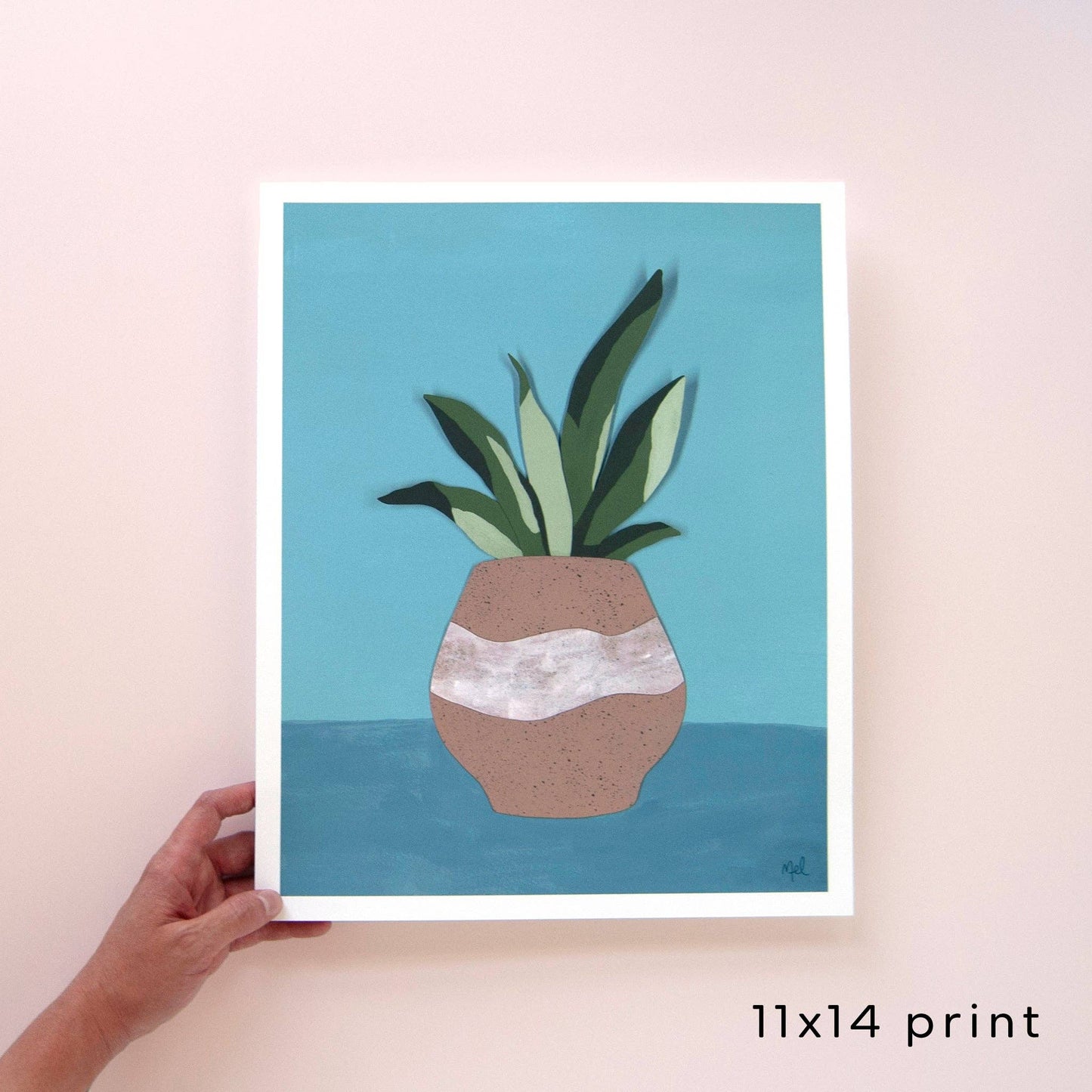 "Sunny Jade Pothos" A Vertical Print