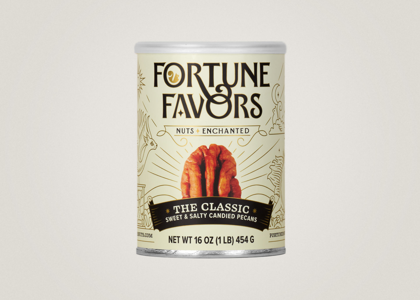 16oz Fortune Favors The Classic Candied Pecans