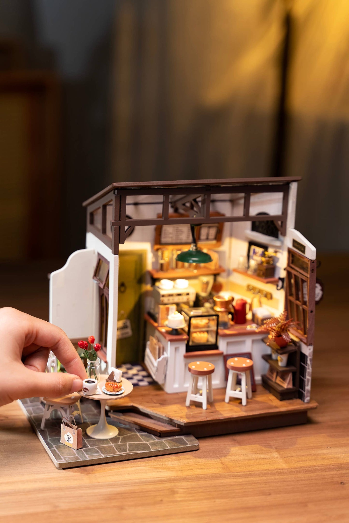 Slow Life Café- DIY Miniature House Kit