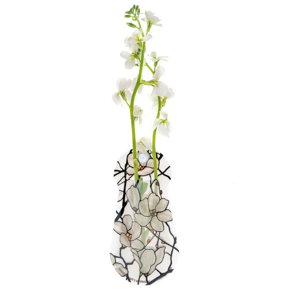 Louis C Tiffany Magnolia-Window Suction Cup Vase