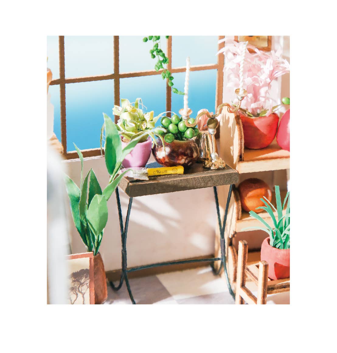 Flower Shop- DIY Miniature House Kit