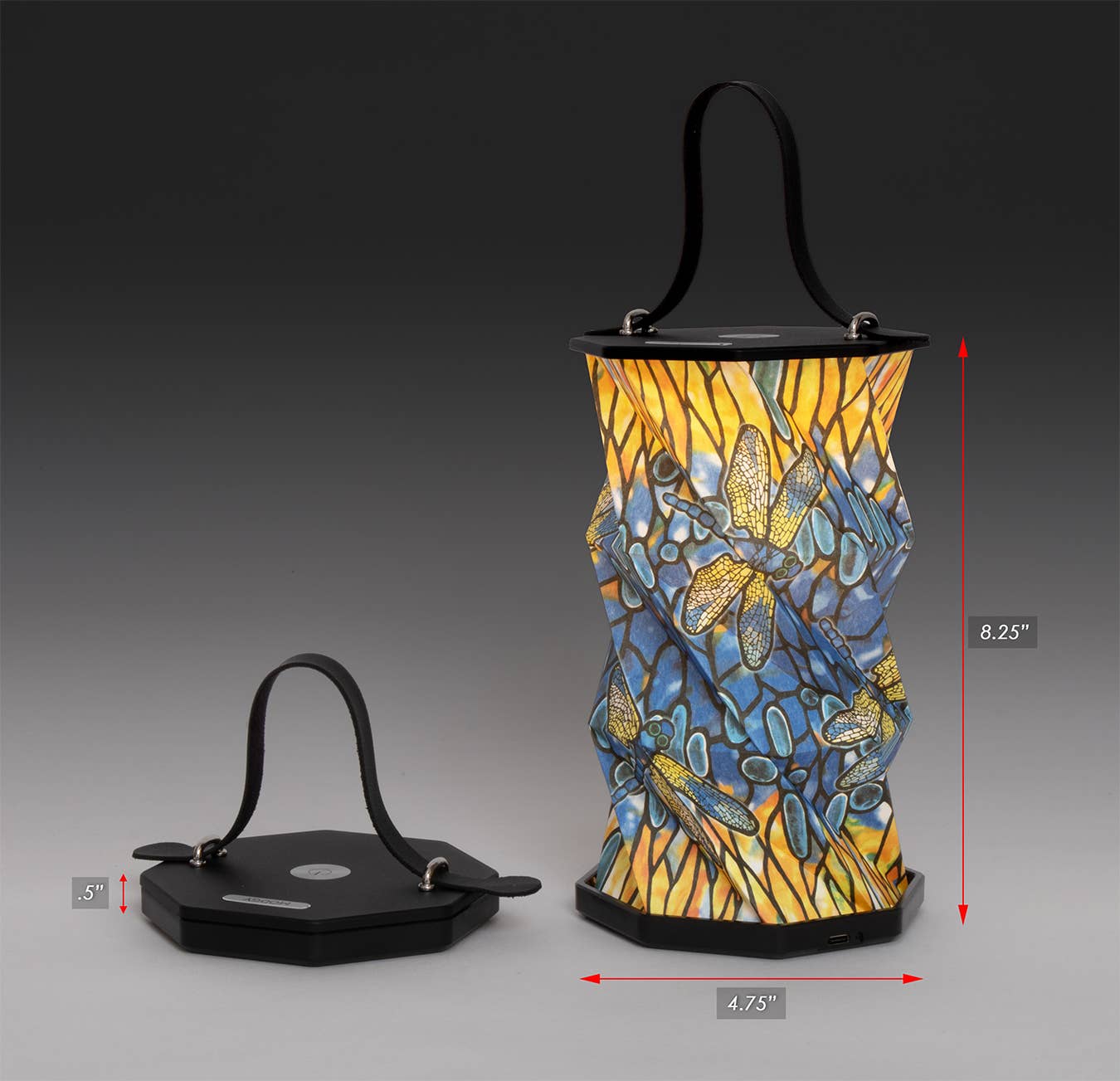 Louis C. Tiffany-Modgy-Dragonfly Origami Lantern